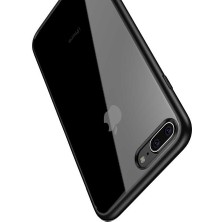 Apple iPhone 7 Plus Kılıf Zore Hom Silikon-Lacivert