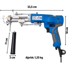 Modern Savan Ak V Cut Pile Tufting Makinesi-Tabancası