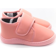 KU&PA SHOES Çocuk Panduf Pembe Suni Ayakkabı