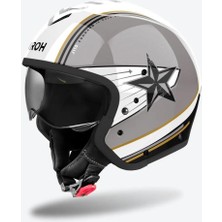 Aıroh J 110 Command Gold Glıtter Kask