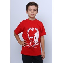 HÇM Çocuk Atatürk Ayyıldız Baskılı Tshirt Kısa Kollu A62