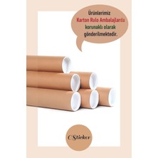 Ayza Tasarım Pembe ve Mavi Tulumlu Sevimli Kalpli Tavşanlar  Çocuk Odası Duvar Sticker Seti Duvar Çıkartması