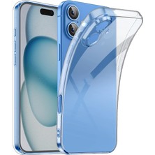 Caseart Apple iPhone 16 Pro Kapak Kamera Korumalı Süper Silikon Şeffaf Kılıf