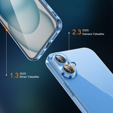 Caseart Apple iPhone 16 Pro Kapak Kamera Korumalı Süper Silikon Şeffaf Kılıf