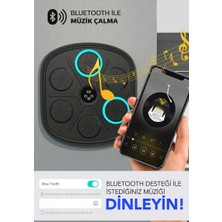 Gaman Boks Eğitim Makinesi Ledli Müzikli Bluetooth Hoparlör Genç Yetişkin Boks Egzersizitype-C Kablolu