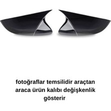 Omsa Bmw E90 3 Serisi Yarasa Ayna Kapağı Batman Piano Black Abs 2008-2011 Arası