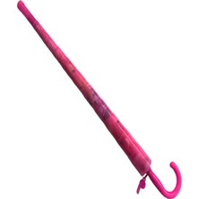 Bardaklı Şemsiye Kız Model Pembe Şemsiye