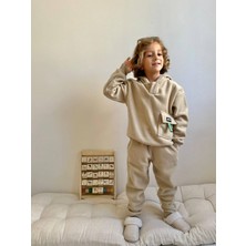 Jolly Kids Erkek Çocuk Polar Kapüşonlu Sweatshirt Takım