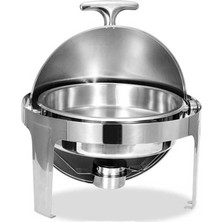 Chafing Dish Roll Top Yuvarlak 6 L (Cdc-6) | Reşo Kabı