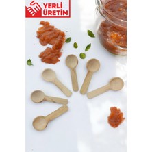 Baharat Kaşığı Reçel Bal Ölçek Kaşığı Dekoratif Ahşap El Yapımı