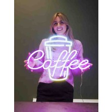 Kamer Neon Led Işıklı Cafe Coffoe