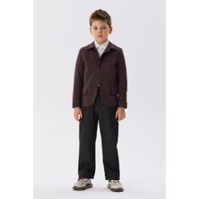 Bg Store Erkek Çocuk Çizgili Ceket