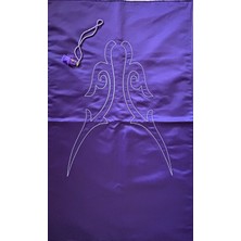 Vrossi Mor Seccade Kuş Desen Özel Kaliteli Nakış