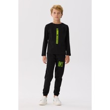 Bikkembergs Bg Store Erkek Çocuk Siyah T-Shirt