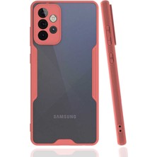 Galaxy A72 Kılıf Zore Parfe Kapak-Pembe