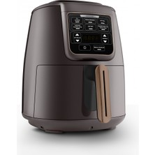 Karaca Air Pro Cook Xl 2 In 1 Konuşan Airfryer Walnut Brown