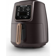 Karaca Air Pro Cook Xl 2 In 1 Konuşan Airfryer Walnut Brown