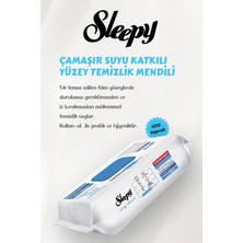 Sleepy 3'lü  Çamaşır Suyu Katkılı Yüzey Temizlik Havlusu 100' Lü ve Rosıe