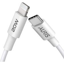 Auris 20W Usb-C >> Lighting (Apple iPhone) 2 Metre Şarj Kablosu