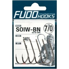 Fudo 3400 Soı W/rıng 4/0 Nıkel 9pcs