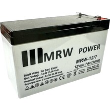 Mrw Power 12VOLT 7AMPER Ups Akü 12V 7AH