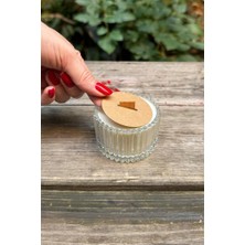 Mum Toz Kapakları 53MM Çap 20MM x 2 mm Ahşap Fitil Boşluğu 50 Adet