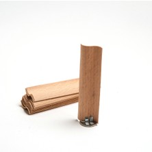 Rufus Concept S Model Ahşap Mum Fitili ve Yapışkanlı Fitil Sehpası 20 Adet ( 20mm x 100mm x 0.5mm )