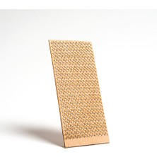 Rufus Concept Delikli Model ( Üçgen ) Ahşap Mum Fitili ve Yapışkanlı Fitil Sehpası 20 Adet ( 50mm x 100mm x 0,5mm )