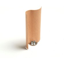 Rufus Concept S Model Ahşap Mum Fitili ve Yapışkanlı Fitil Sehpası 50 Adet ( 40mm x 100mm x 0.5mm )