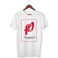 Cumhuriyetin 101. Yıl Tişört 29 Ekim Tişörtleri Cumhuriyet Bayramı T-Shirt