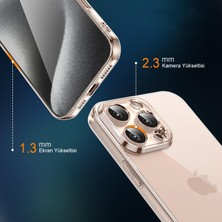 Caseworld Apple iPhone 16 Promax Kapak Kamera Korumalı Süper Silikon Şeffaf Kılıf