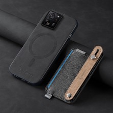 Zebana Xiaomi Mi 13T Uyumlu Kılıf Zebana 2in1 Best Deri Kılıf Siyah