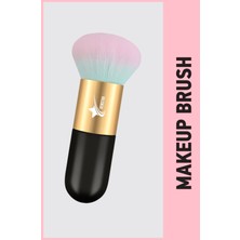 Demstar Professional Make-Up Luxury Kabuki Fondöten ve Allık Makyaj Fırçası Ps