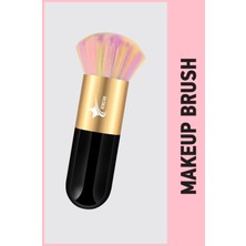 Demstar Professional Make-Up Luxury Kabuki Fondöten ve Allık Makyaj Fırçası Rs