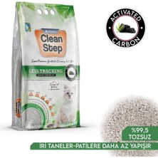 Jadawa Clean Step Less Tracking Aktif Karbonlu Patilere Yapışmayan Topaklanan Doğal Kedi Kumu Kalın 10 Lt