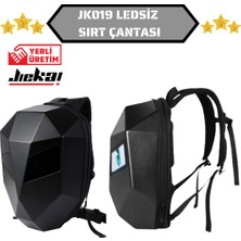 Jiekai Motorcu Ledsiz Sırt Çantası (8 Adet Göz Stickeri Hediye)