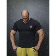 Slim Fit Siyah Tişört Big Sam 2545