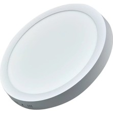 Noas 24W Sıva Üstü Yuvarlak Beyaz Kasa LED Panel YL14-2410, YL14-2411 Günışığı
