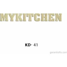 Hobi-Art Kd 41 - Mykitchen Yazılı Dekoratif Mini Ahşap Obje