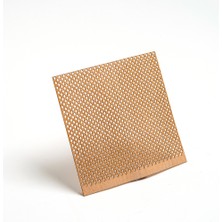 Rufus Concept Delikli Model ( Baklava ) Ahşap Mum Fitili ve Yapışkanlı Fitil Sehpası 100 Adet ( 100mm x 100mm x 0,5mm )