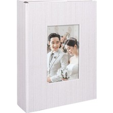 Nobbystar 200'lük 10 x 15 pencereli krem fotoğraf albümü 46200