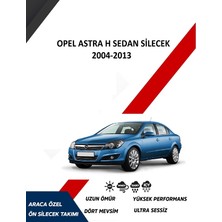 Martigues Opel Astra H Sedan 2009 Model Araca Özel Muz Silecek Sürücü Taraf 550MM Yolcu Taraf 450MM