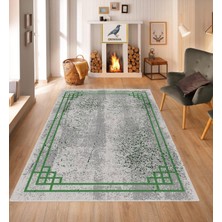 Crowban Home Kaymaz Taban Makinada Yıkanabilir Salon Halısı Mutfak Yuvarlak Halı Bohem  Halı Yolluk