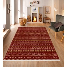 Crowban Home Kaymaz Taban Makinada Yıkanabilir Salon Halısı Mutfak Yeni Model Halı Cool Halı Yolluk