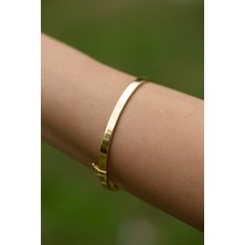 ÇGK KUYUMCULUK 14 Ayar 4 mm Hediyelik Altın Bilezik 14HDY013
