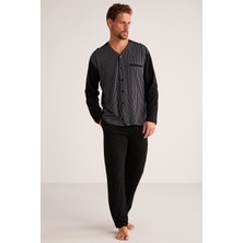 Kom Chester 6 Düğmeli Erkek Pijama Takımı