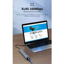 Pmr 10IN1TYPE C Hub Çevirici 4*usb 3.0/kart Okuyucu/ 4K Hdmi/ Gigabyte ETHERNET/100W Pd Şarj