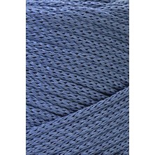 2 mm - 200 gr Polyester (Pp) Makrome Ipi 230 mt Polyester Makrome Ip Supla Ip ve Çanta Ipliği Kot Mavi