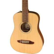 Fender Redondo Mini Natural Elektro Akustik Gitar