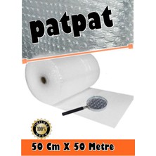 NKT GROUP Balonlu Poşet Patpat 50 cm x 50 metre Havalı Naylon Pat Pat Ambalaj Pat Pat - 50 cm x 50 metre